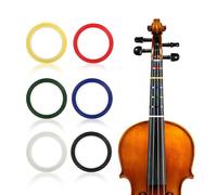 6 Colors Violin Sticker Musical Instrument Violin Fingerboard Graphic Tape Positioning Signs for Beginners Easy Playing Suitable for Violin, Cello, Guitar, Ukulele