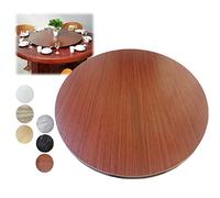 6 Colors Wooden Lazy Susan Turntable Round Ø 50cm To 100cm, Wooden Trays Rotating Serving Plate For Kitchen Dining Table, Tabletop Rotating Bracket, Tableware Organizer ( Color : Black , Size : Ø50cm-
