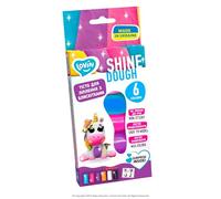 6 Colours Shine Assorted Modelling Set with Colour Dough, Airdry Sculpting Clay, Arts and Crafts with Hands