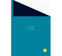 6 Column Notebook A4: Simple Large Format Journal with Six Ruled / Lined Columns