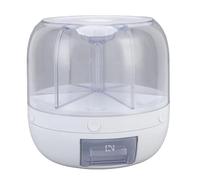 6 Compartment 360° Rotating Grain Storage Food DispenserRice and Grain Storage Container for Small Grains, Beans, Rice (5kg) Food Storage Packaging