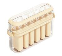 6-Compartment Ice Cream Moulds Water Ice Maker Type Ice Moulds Silicone Self-Ice Making Children Moulding Food-Safe Silicone Mould for Juice Kitchen
