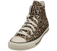 (6) Converse Chuck Taylor All Star Hi Womens Fashion Trainers in Sand Dune Black