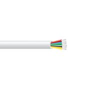 6 Core Copper Alarm CU PVC White Cable - 100M