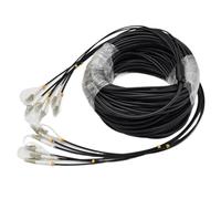 6-Core OM3 TPU Armored Patch Cable 1m 50m 6C SC LC FC ST A Multi-Mode (3m 3pcs SC-SC)