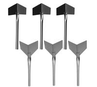 6 Corner Trowel Set, Cement Trowel for Drywall and Plastering, Stainless Steel Plastering Tools, Pointing and Margin Trowel for Construction Work Cement Tool
