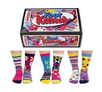 6 crazy socks in 15 combinations - Foot Kandy odd socks