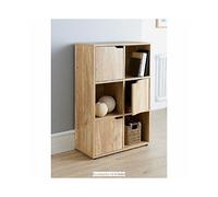 Spot On Dealz Cube Storage Unit Bookcase With Drawers 6 Cubes 3 Doors Shelving