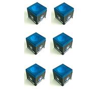 6 Cubes/PIECES of BLUE Home, Pub, Club Pool Tables CUE TIPS CHALKS
