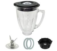 6 Cup Blender Glass Jar Replacement Parts with Blade for Oster Osterizer NOT fit Pro Master or Versa models