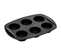 6 Cup Muffin Mould - Black