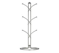 6 Cup Mug Tree, 39 cm - Chrome