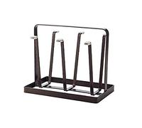 6 Cups Mug Glass Stand Holder Metal Cup Drying Rack Shelf Bottle Cup Hanging Drainer Upside-Down Cup Drain Rack Wine Glasses Hanger Shelf Coffee Tea Drinking Cup Mug Organizer Home Storage Supplies