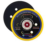 6" DA Polisher & Sander Pad - 6 Hole Hook & Loop Face - Dual Action Random Orbital