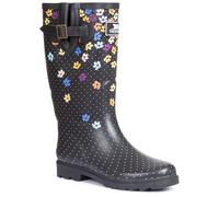 (6, Daisy Print) Trespass Womens Wellie Boots Full Length Samira