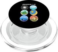 6 Days of Creation - Genesis 1-2 School Teacher & Kids PopSockets PopGrip for MagSafe