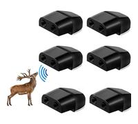 6 Deer Whistles Wildlife Warning, Self-adhesive Warning Car Device, Deer Alarm Road Safety Horn Device Animal Alert Whistle For Cars, Vehicles, Motorc