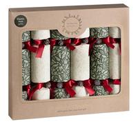 6 Deluxe Christmas Crackers -13" Crackers with Party Hat, Joke, Quote with Deluxe Gift Inside Each - Eco Crackers as Christmas Table Gifts or Cracker Recycle Material