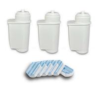 6 descaling tablets + 3 water filters suitable for Siemens EQ.9 plus connect, filter and descaler tabs (6a36 + 3xWF)