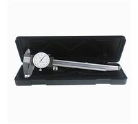 6" Dial Caliper 0.001 Stainless Steel Shockproof 4-Way Measurement with Plastic Case