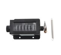 6 Digit Mechanical Counter,D94-S 0-999999 Resettable Mechanical Pulling Counter,Return to Zero Rotation Count and Cycle Count Reset Mode