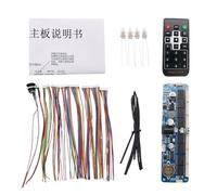 6-Digit Nixie Tube Clock Board Kit for IN-12/IN-14/IN-18/QS30-1 Tubes - DS3231M Real-Time Clock, MAX1771 for Boost Module, STC15W408AS MCU, Cathode Poison Protection, 9-12V DC Input