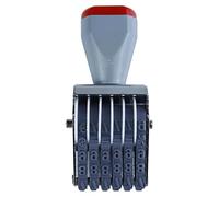 6 Digit Number Roller Stamps - Small Changeable Price Date Stamp Personalized Number Symbol Rolling Wheel Stamp Multi-Function DIY Rubber Scrapbooking Roller Stationery Office Business Egg Year Stamps