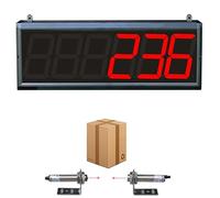 6-Digit Sensor Counter, LED Display Counts Up to 999999 for Production Lines, Conveyor Belts, Visitor Tracking