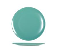 6 Dinner Plates In Stoneware Denver Light Blue 26 Cm Azzurro H&H