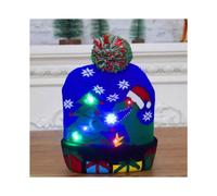 (6-Dinosaur) LED Christmas Hat with Lights 2025 Knitting Cap Xmas Ornament Home Decor Navidad Natal 2025 New Year Holiday Gift