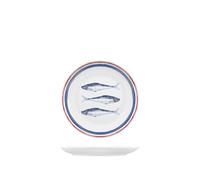 6 Dishes Fruit Marine Porcelain Decorated CMS 20