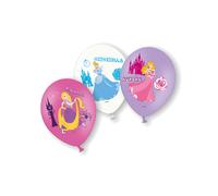 6 Disney Princess Latex Balloons 28 cm