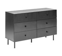 6 Drawer Chest COVENTRY Black