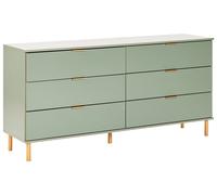 6 Drawer Chest Green WALPOLE