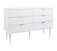 6 Drawer Chest SOHO White