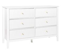 6 Drawer Chest White ASSISI