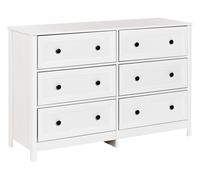 6 Drawer Chest White HAZELVALE