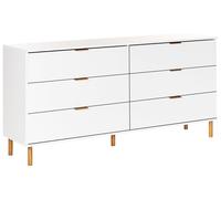 6 Drawer Chest White WALPOLE