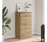 Vidaxl Sideboard With 6 Drawers Artisan Oak 50X34X96 Cm Engineered Wood
