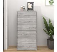 6 Drawers Sideboard Bedroom Side Cabinet Storage Cupboard Living Room Furniture