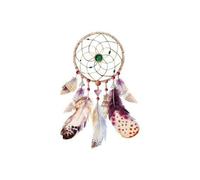 6 Dreamcatcher Temporary Tattoo Stickers Set Color Feather Water Transfer Printing Girls Simulation Arm Stickers