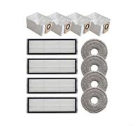 6 Dust Bags Robotic Vacuum Accessory Kit Robotic Vacuum Kit Tool-free Replacement HEPA Filter Set For Homes With Pets(A)