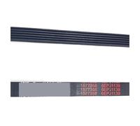 6 E PJ 1139 Drum Washing Machine Belt Poly-Vee Drive Belt Fit，Compatible For Whirlpool，Compatible For Hisense，6EPJ1139(2 pcs)