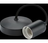 6" E27 Contemporary Pendant Set Anthracite 230V IP20 80W Netlighting Black One Size