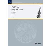6 easy Duos op. 8 2 violins (easy) Pleyel Sonatinas Schott Music Saddle-wire sti