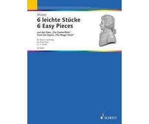 6 Easy Pieces from the Opera "The Magic Flute" piano (4 hands) (easy - intermedi