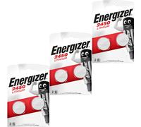 Energizer Button Cell Batteries CR2450 3V Lithium Pack of 2