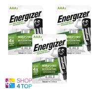 6 ENERGIZER ACCU RECHARGEABLE POWER PLUS AAA HR03 BATTERIES 1.2V 700mAh 2BL NEW