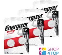 6 Energizer CR2430 Lithium Batteries 3V Button Cells DL2430 ECR2430 Exp 2033 New
