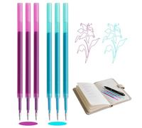 6 Erasable Ballpoint Pen Refills Compatible with Legami 0.5mm Tip for Smooth Writing Thermosensitive Ink for Easy Erasing Ideal for Kids and Creative Projects